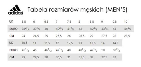 adidas campus dlugosc wkladki|adidas standardy rozmiary.